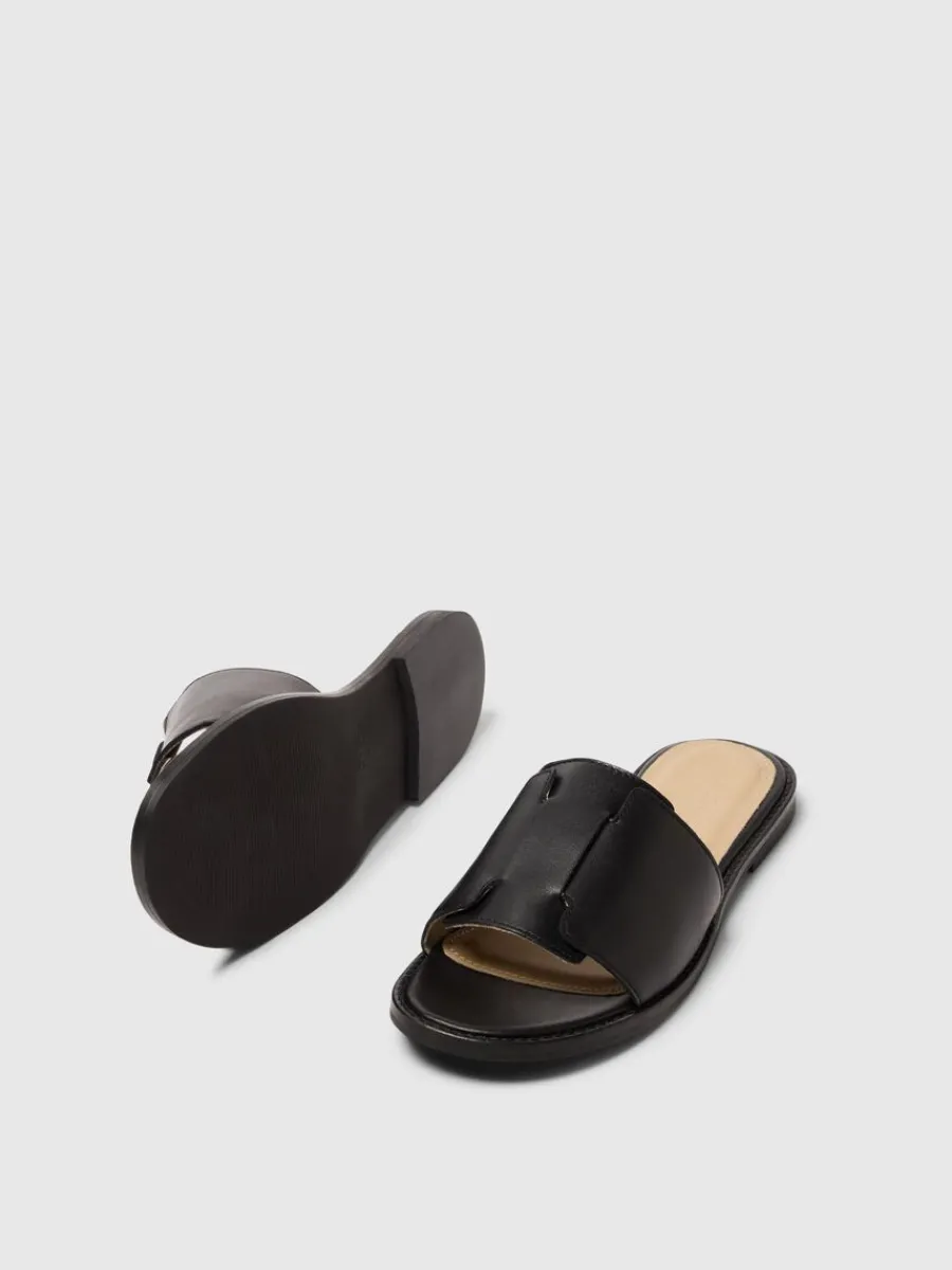 ldersydd_sandaler_3.webp SELECTED LÄDERSYDD SANDALER Black Store
