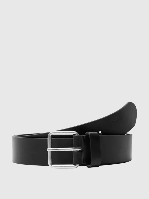SELECTED LÄDERSYDD SKÄRP Black Fashion