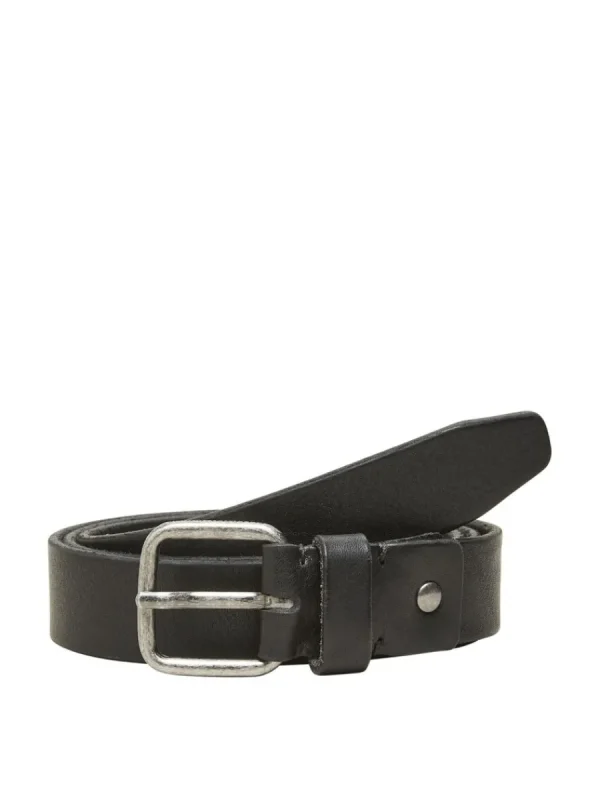 SELECTED LÄDERSYDD SKÄRP Black Hot