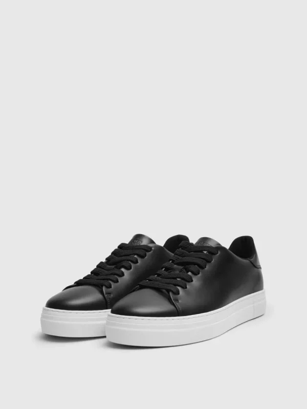 SELECTED LÄDERSYDD SNEAKERS Black Outlet