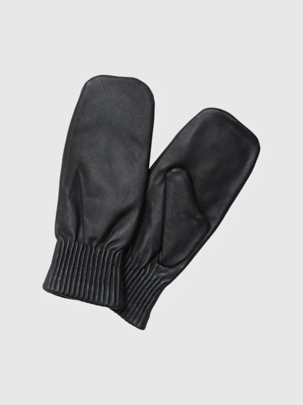 SELECTED LÄDERSYDD VANTAR Black Discount