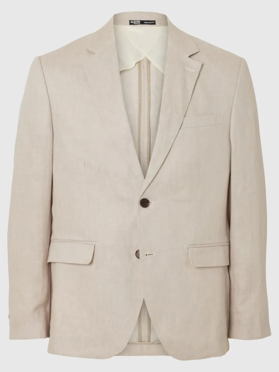 linne_kavaj_4-1.webp SELECTED 100% LINNE KAVAJ Beige Fashion