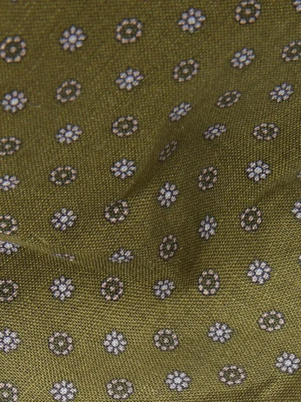 SELECTED 100% LINNE SLIPS Green Outlet