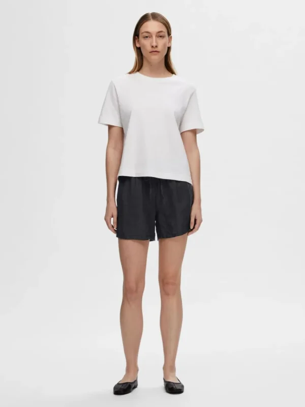 SELECTED LINNESYDDA SHORTS Black Fashion