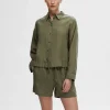 SELECTED LINNESYDDA SKJORTA Green Hot