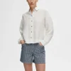 SELECTED LINNESYDDA SKJORTA White Fashion