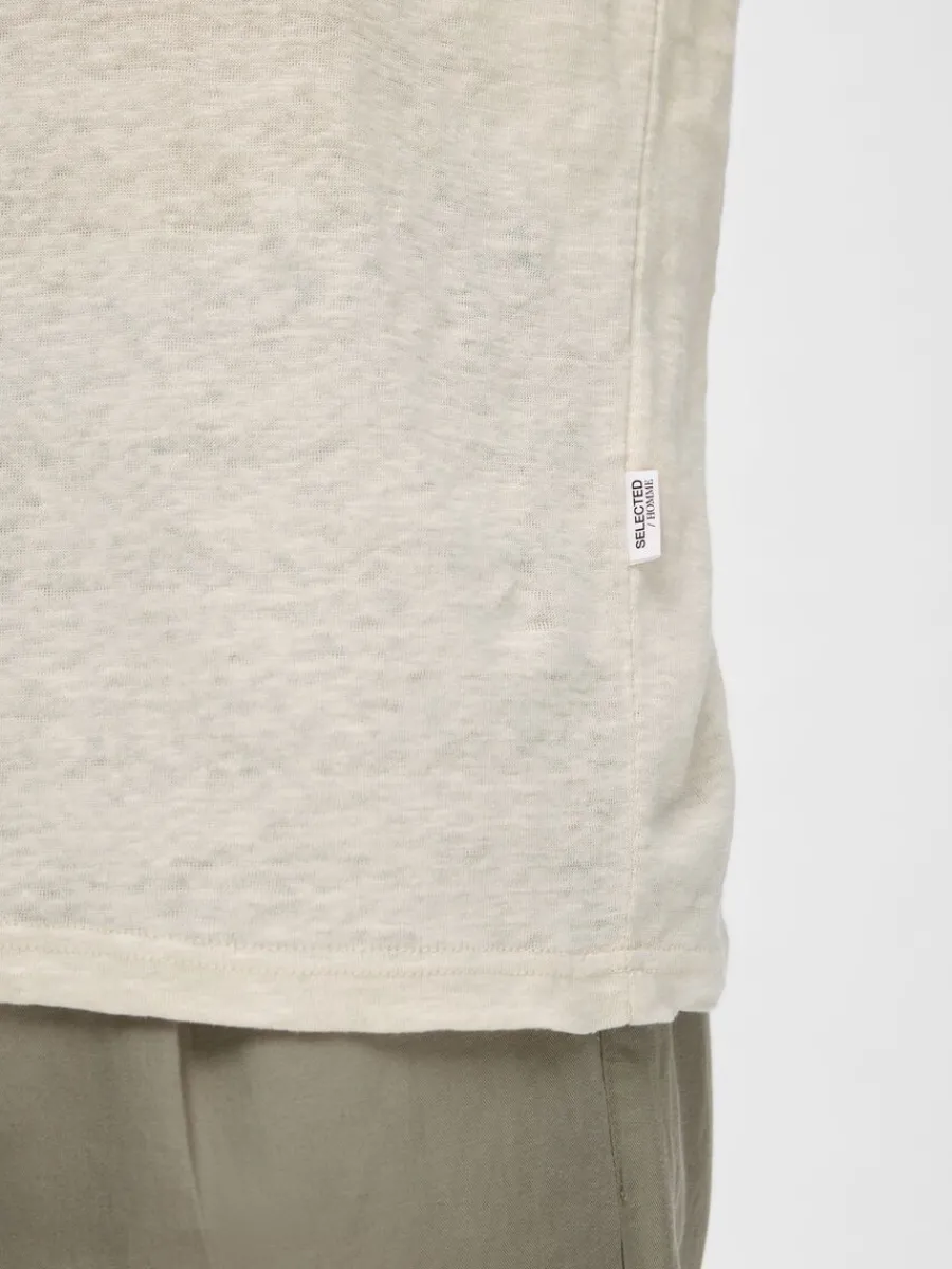 linnesydda_tshirt_3-1.webp SELECTED LINNESYDDA T-SHIRT Beige New