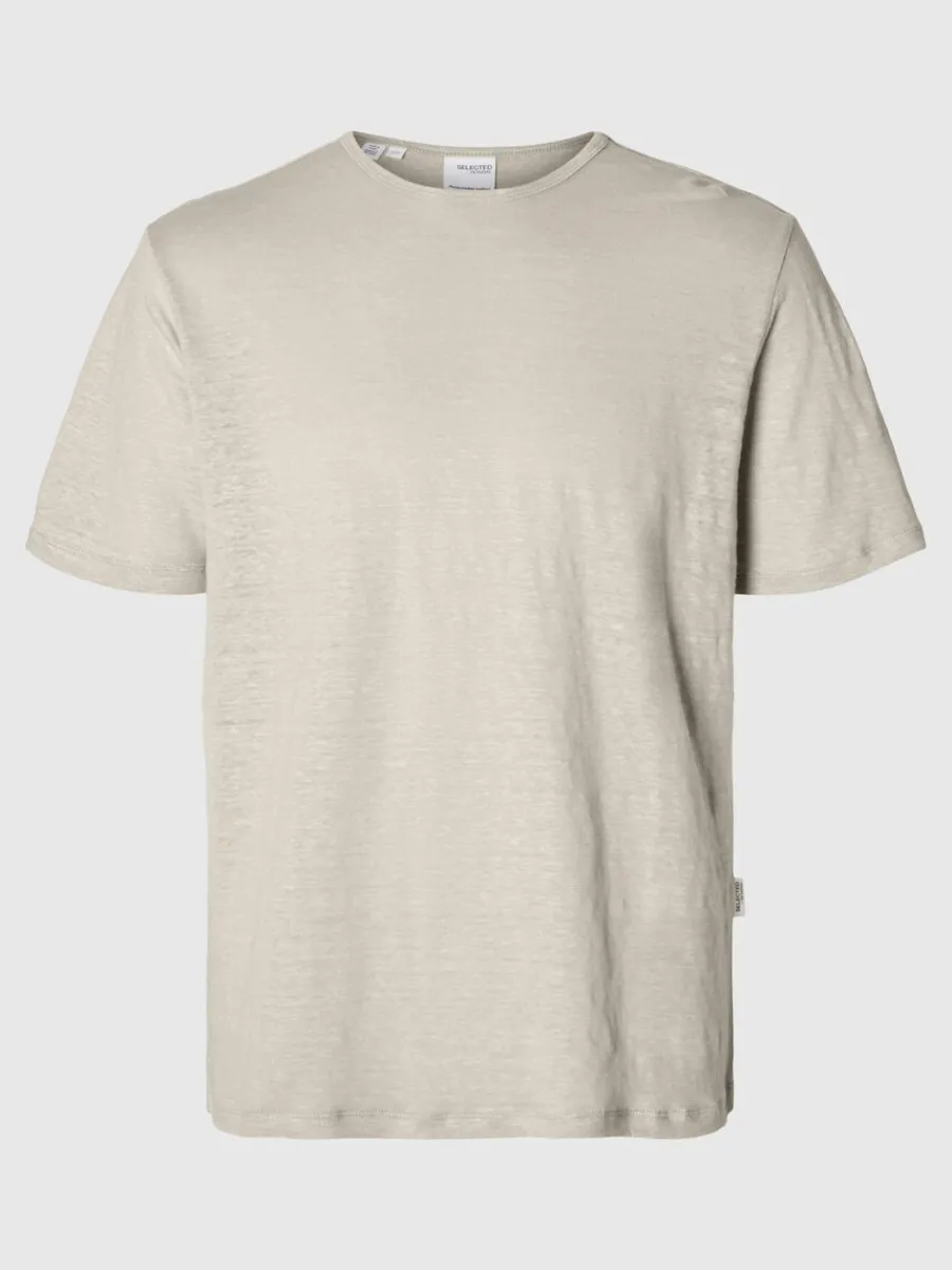 linnesydda_tshirt_5-1.webp SELECTED LINNESYDDA T-SHIRT Beige New