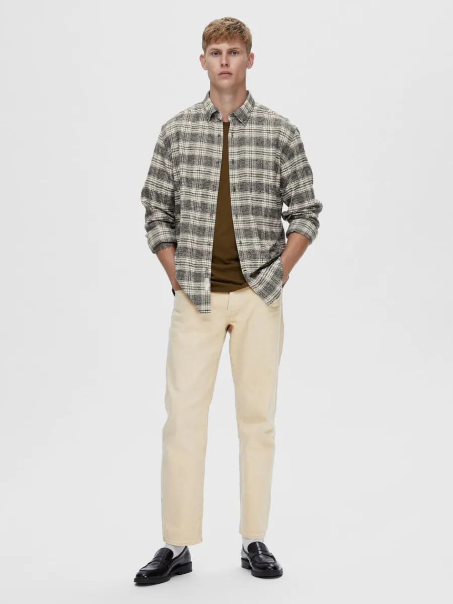 ljus_tvtt_straight_fitje_2.webp SELECTED 196 LJUS TVÄTT STRAIGHT FIT-JEANS Beige New