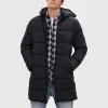 SELECTED LÅNG PUFFERJACKA Black New