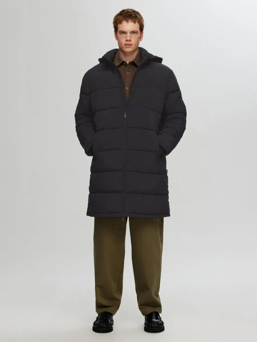 lng_pufferjacka_2.webp SELECTED LÅNG PUFFERJACKA Black Cheap