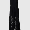 SELECTED LÅNG SPETSKLÄNNING Black Fashion