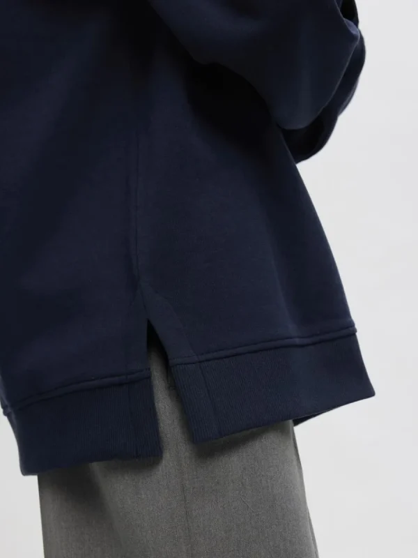 SELECTED LÅNG SWEATSHIRT Blue Clearance