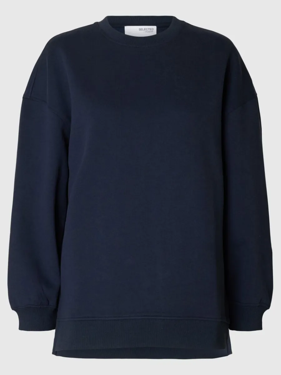 lng_sweatshirt_5-1.webp SELECTED LÅNG SWEATSHIRT Blue Clearance