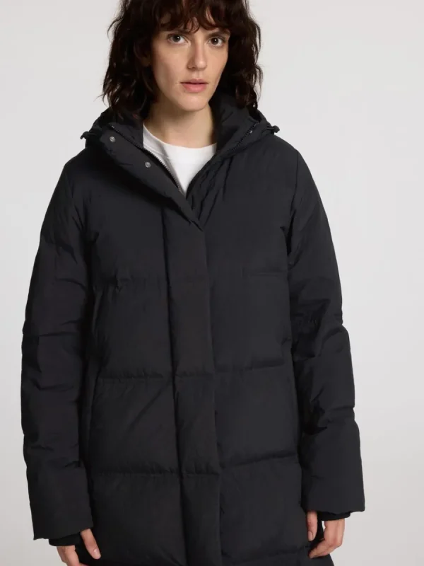 SELECTED LÅNG TÄCKKAPPA Black Online