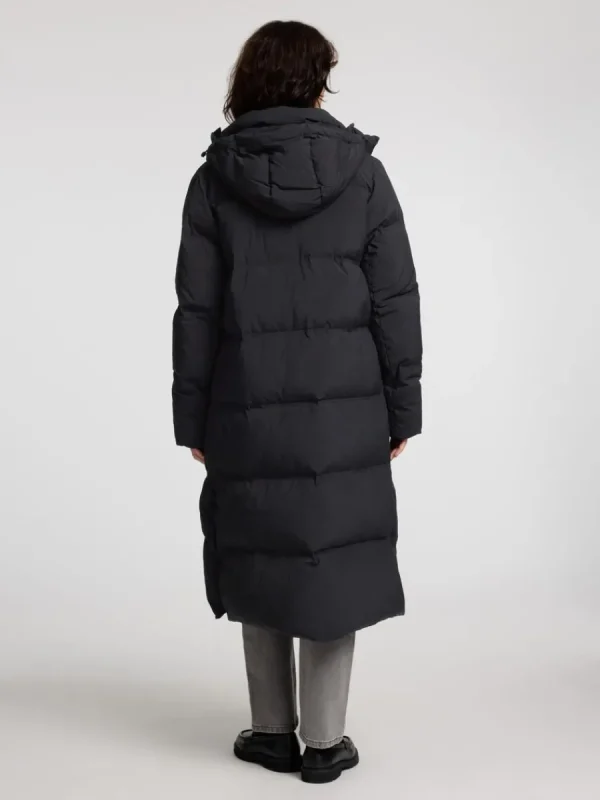 SELECTED LÅNG TÄCKKAPPA Black Online