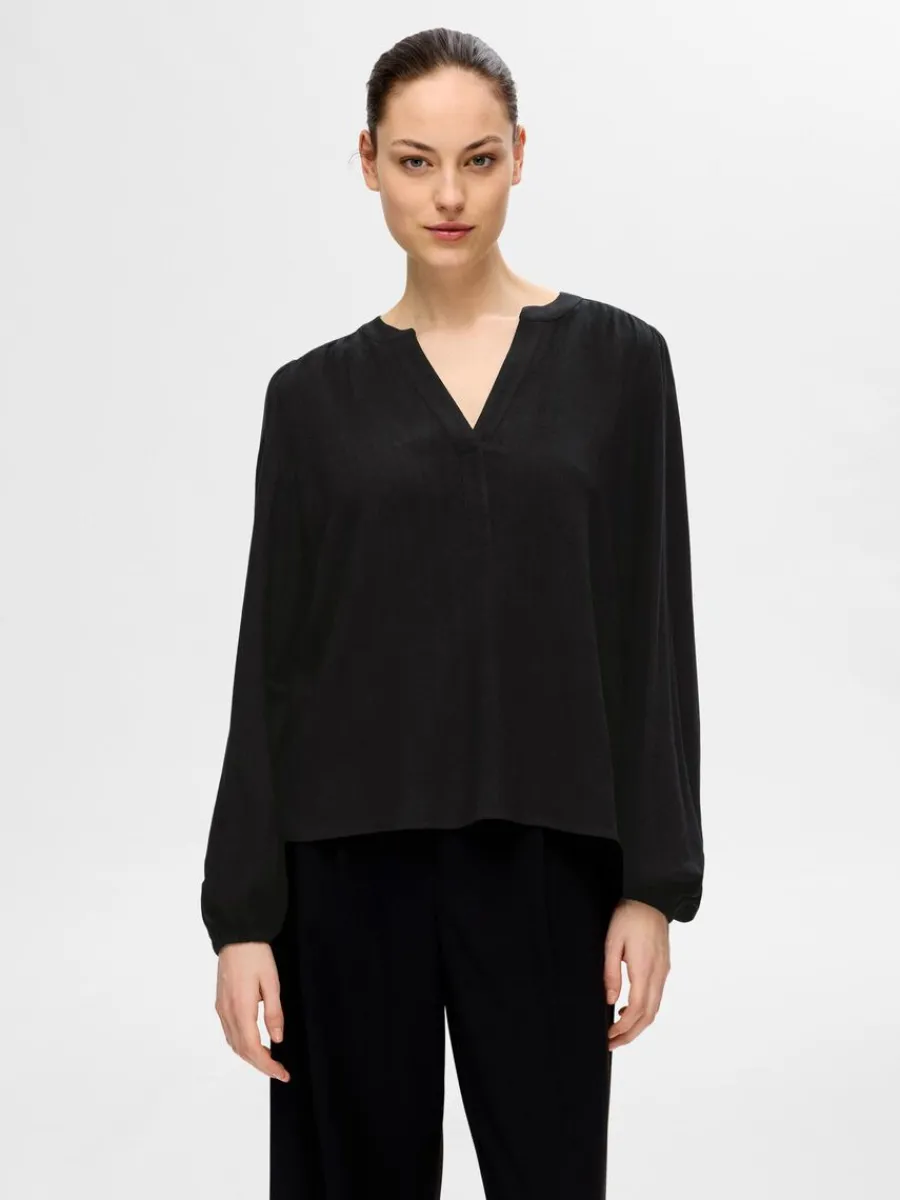 lnga_rmar_blus_0-3.webp SELECTED LÅNGA ÄRMAR BLUS Black Discount
