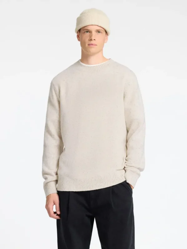 SELECTED LÅNGA ÄRMAR RUNDRINGAD TRÖJA Beige Store