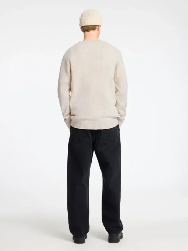 SELECTED LÅNGA ÄRMAR RUNDRINGAD TRÖJA Beige Store