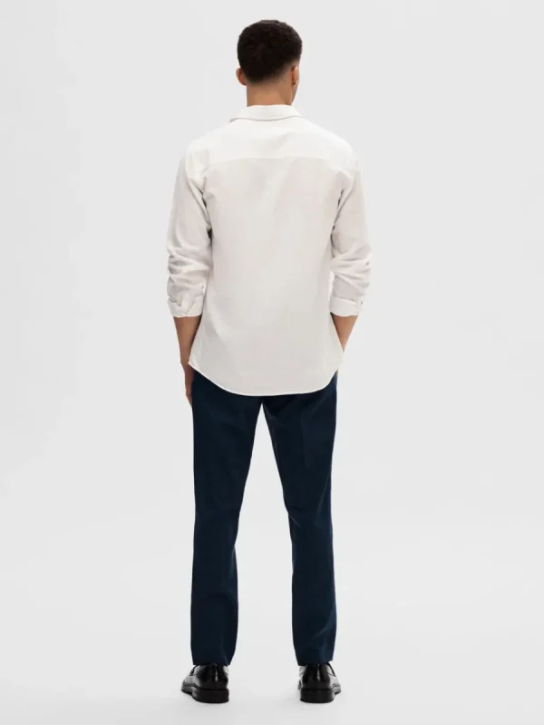 SELECTED LÅNGA ÄRMAR SKJORTA White New