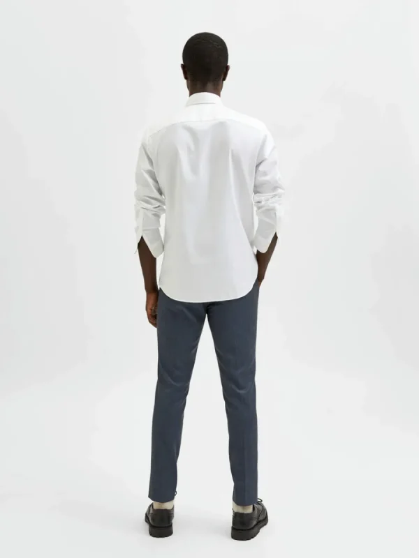 SELECTED LÅNGA ÄRMAR SKJORTA White Flash Sale