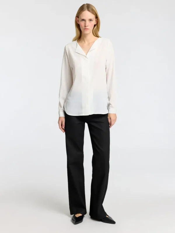 SELECTED LÅNGA ÄRMAR SKJORTA White Online