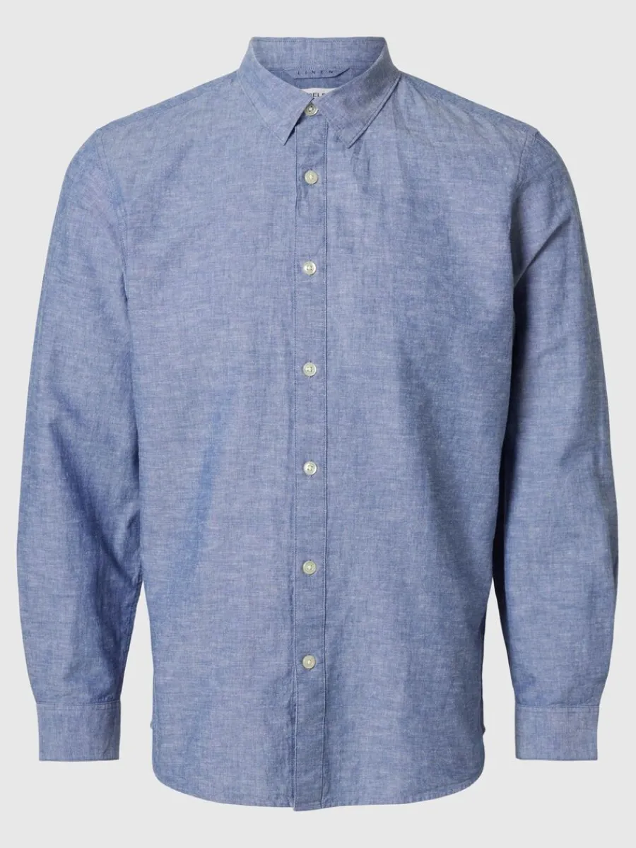 lnga_rmar_skjorta_4-2.webp SELECTED LÅNGA ÄRMAR SKJORTA Blue Fashion