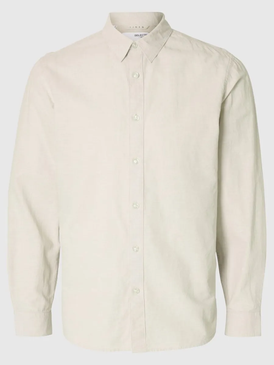 lnga_rmar_skjorta_4-5.webp SELECTED LÅNGA ÄRMAR SKJORTA Beige New