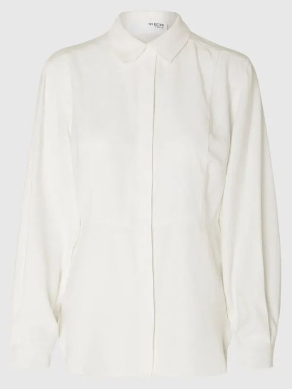SELECTED LÅNGA ÄRMAR SKJORTA White Shop
