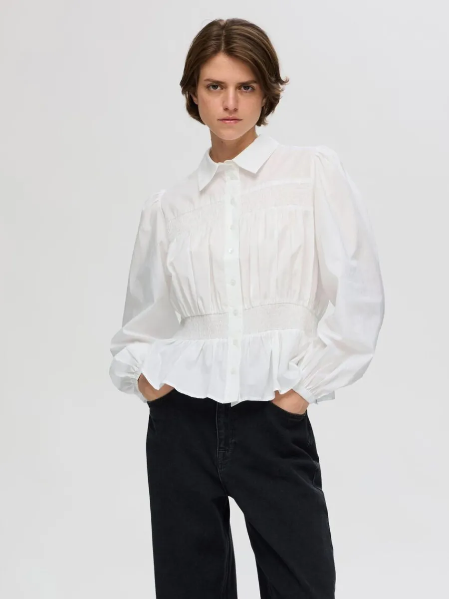 lnga_rmar_smocktopp_0.webp SELECTED LÅNGA ÄRMAR SMOCKTOPP White New