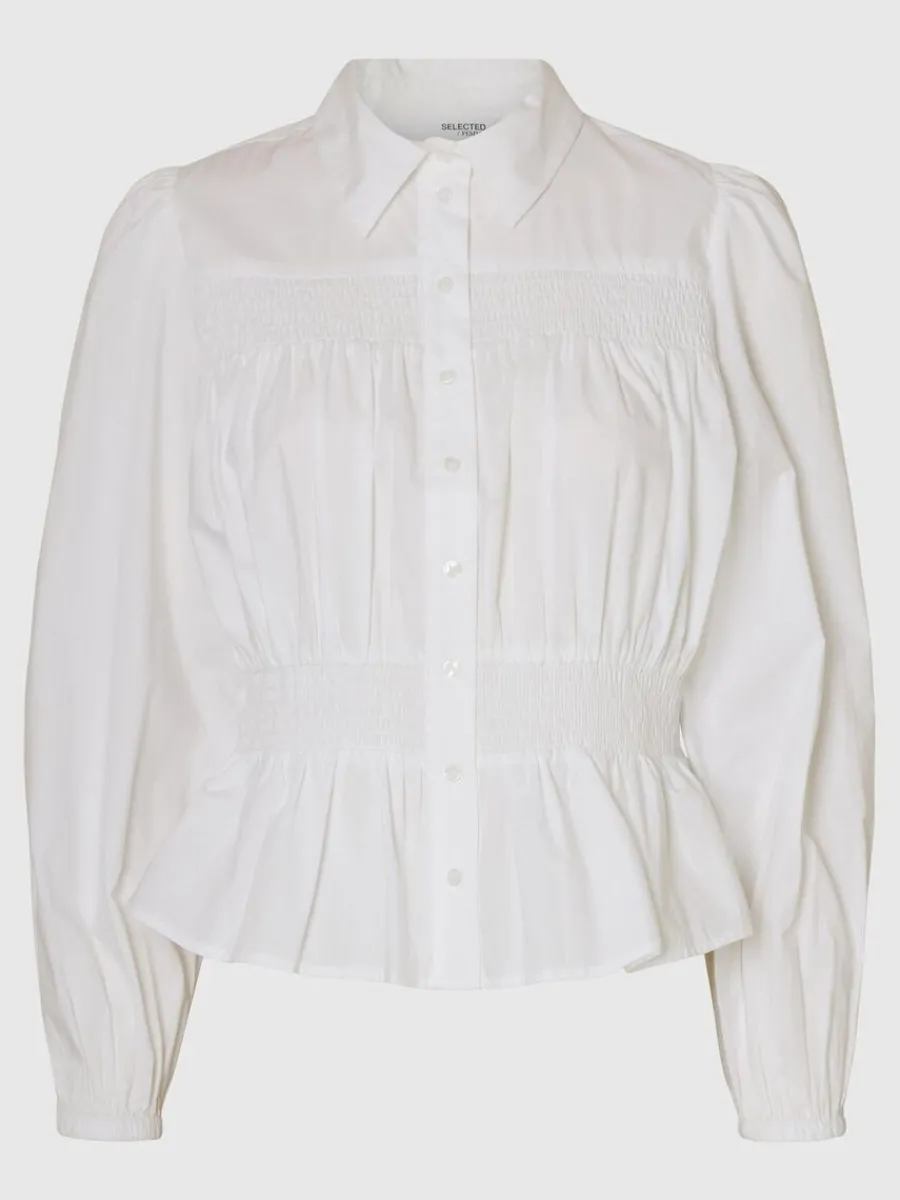 lnga_rmar_smocktopp_5.webp SELECTED LÅNGA ÄRMAR SMOCKTOPP White New