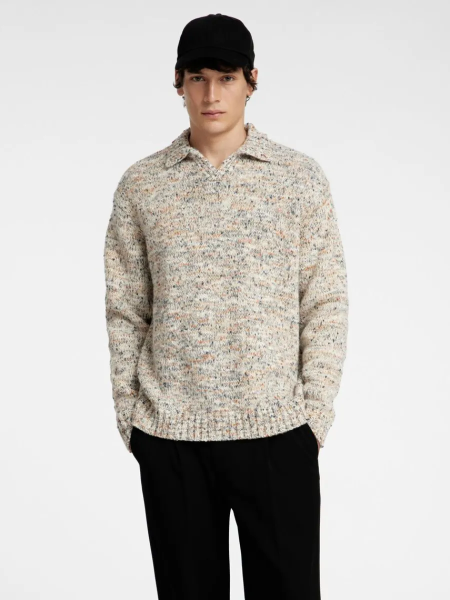 lnga_rmar_stickad_trja_0-11.webp SELECTED LÅNGA ÄRMAR STICKAD TRÖJA Beige Cheap