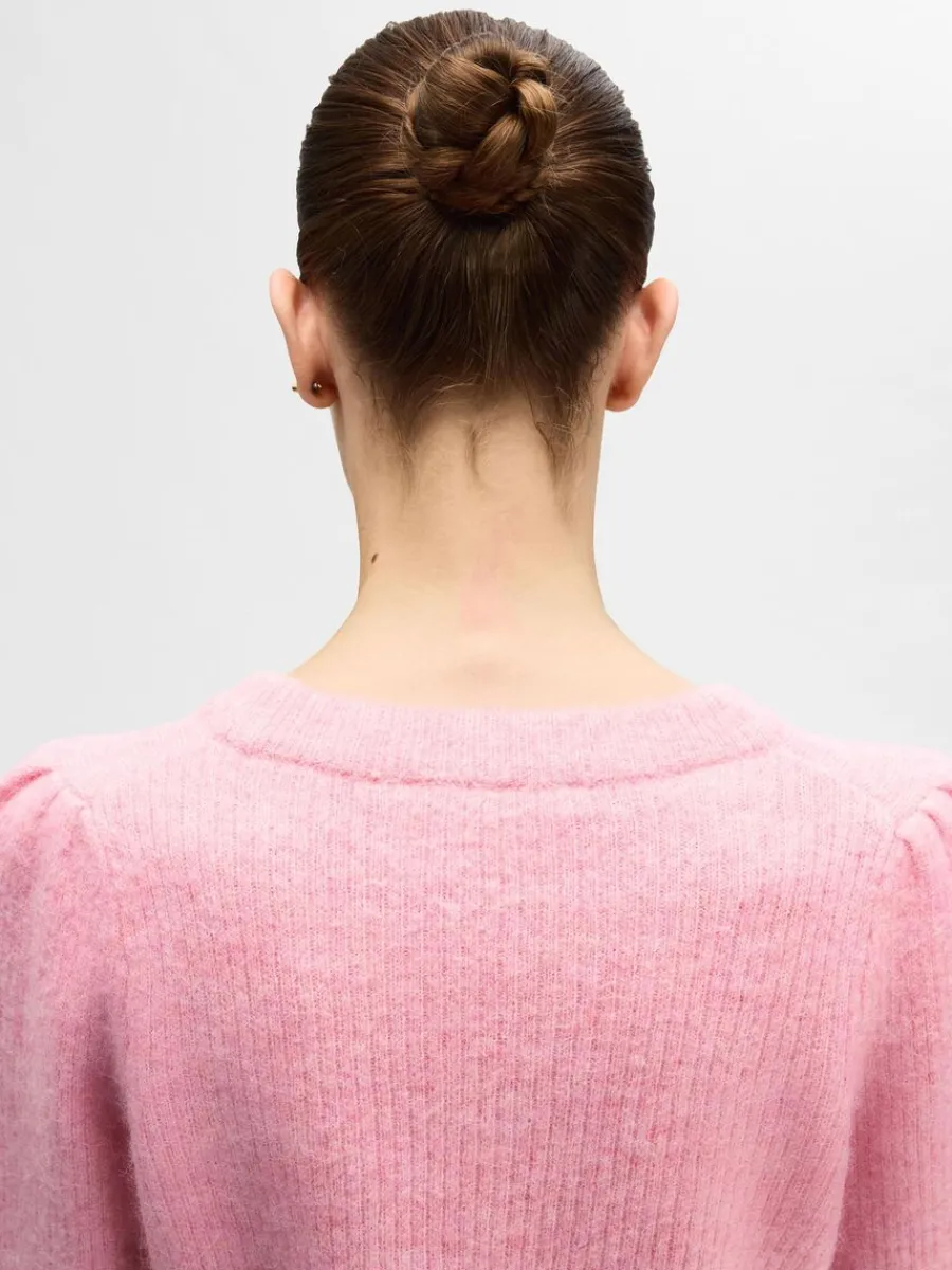 lnga_rmar_stickad_trja_2-7.webp SELECTED LÅNGA ÄRMAR STICKAD TRÖJA Pink Discount