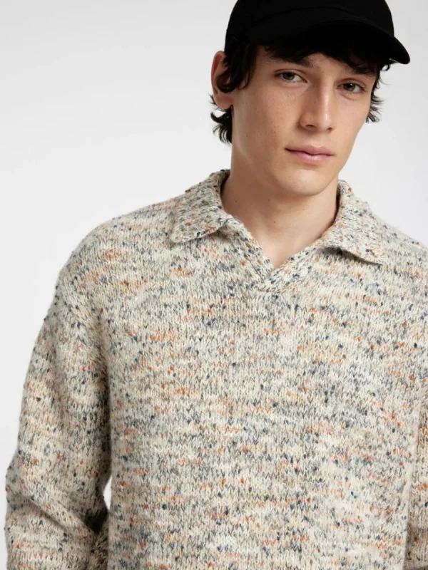 SELECTED LÅNGA ÄRMAR STICKAD TRÖJA Beige Cheap