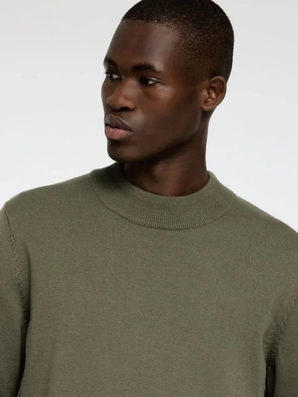 SELECTED LÅNGA ÄRMAR STICKAD TRÖJA Green Clearance
