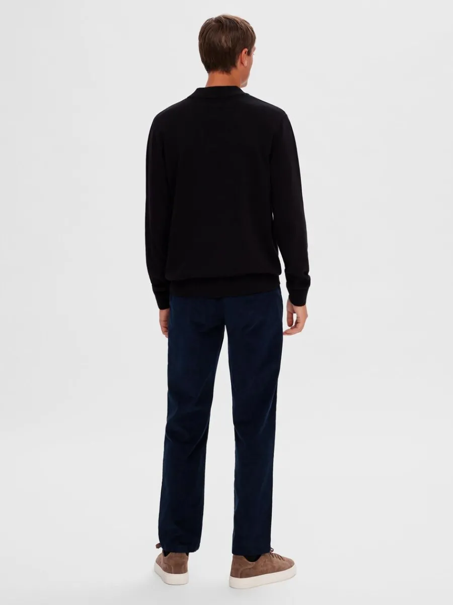 lnga_rmar_stickad_trja_5-11.webp SELECTED LÅNGA ÄRMAR STICKAD TRÖJA Black Outlet