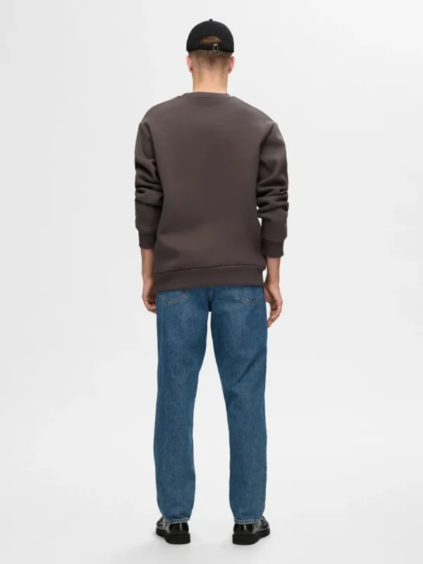 SELECTED LÅNGA ÄRMAR SWEATSHIRT Brown Sale
