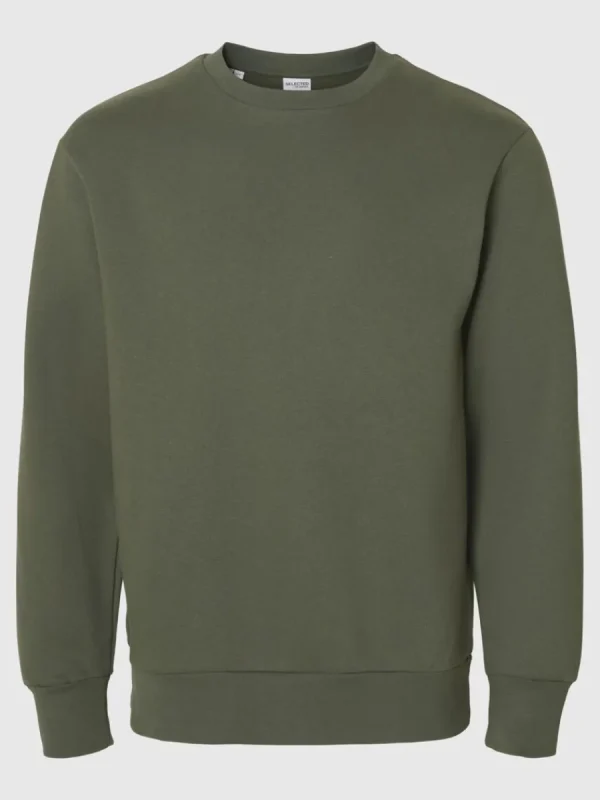 SELECTED LÅNGA ÄRMAR SWEATSHIRT Green Best