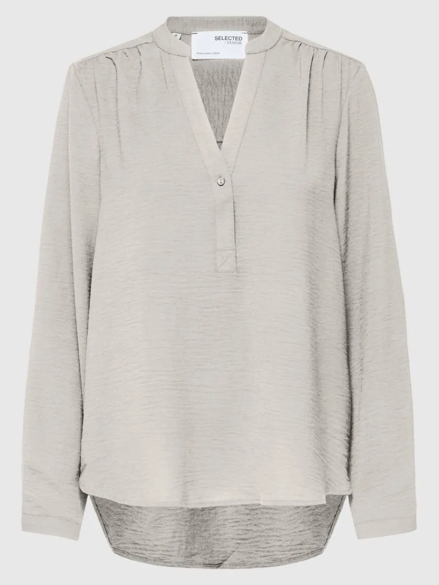 lngrmad_blus_5-3.webp SELECTED LÅNGÄRMAD BLUS Beige Shop