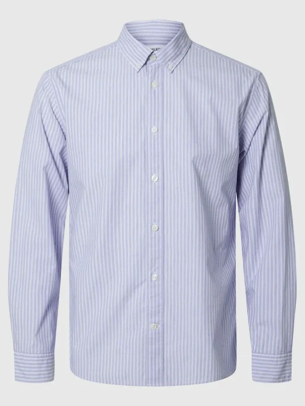 SELECTED LÅNGÄRMAD BUTTON-DOWN-SKJORTA Blue Outlet
