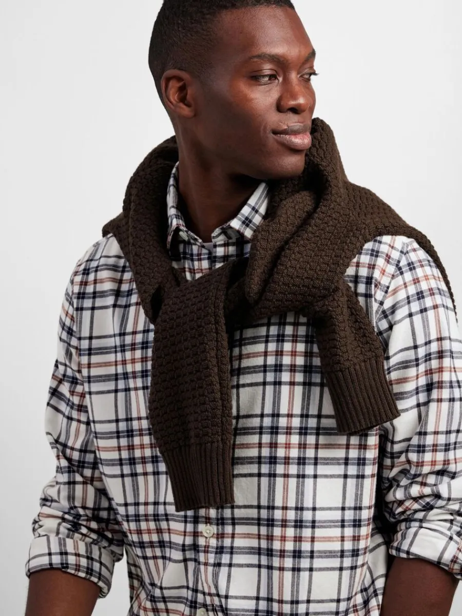 lngrmad_flanell_skjorta_3.webp SELECTED LÅNGÄRMAD FLANELL SKJORTA Beige Store
