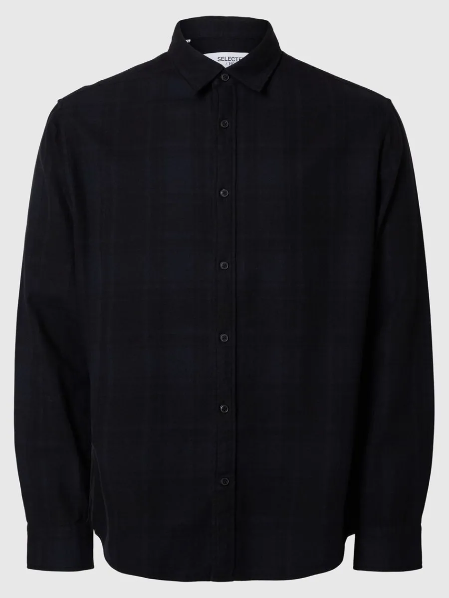 lngrmad_flanellskjorta_0-7.webp SELECTED LÅNGÄRMAD FLANELLSKJORTA Black Best Sale