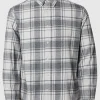 SELECTED LÅNGÄRMAD FLANELLSKJORTA White Best Sale