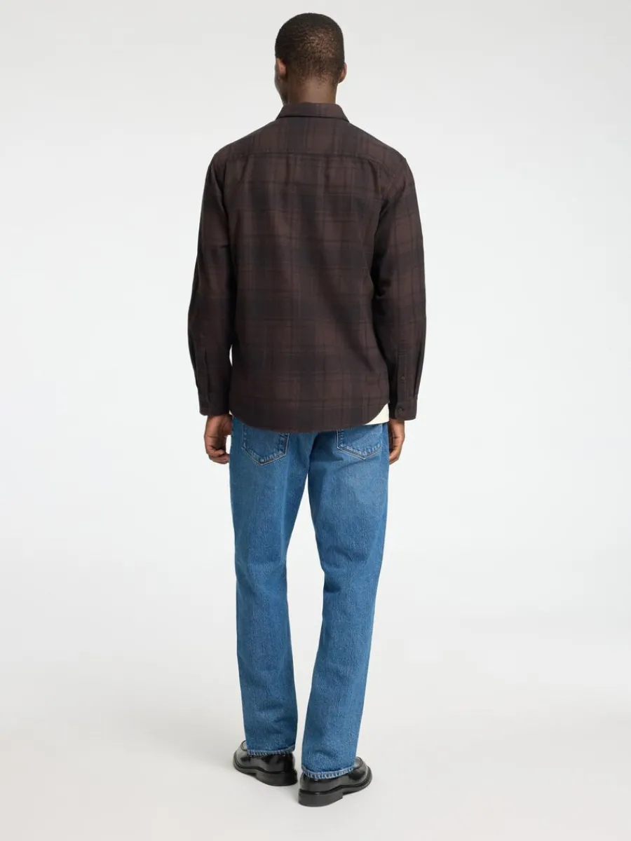 lngrmad_flanellskjorta_1.webp SELECTED LÅNGÄRMAD FLANELLSKJORTA Brown Discount
