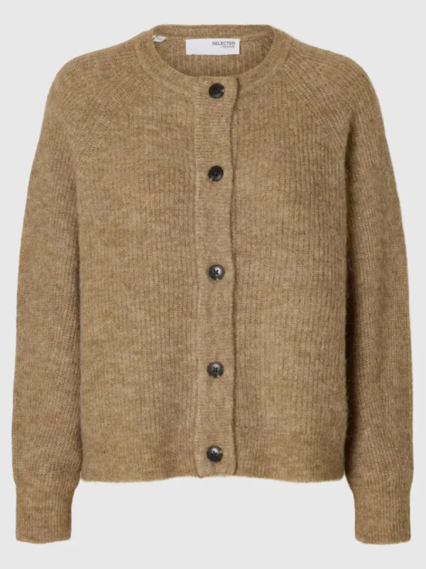 SELECTED LÅNGÄRMAD KOFTA Brown Online