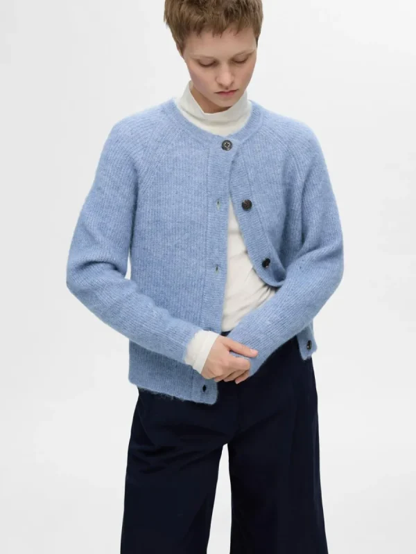 SELECTED LÅNGÄRMAD KOFTA Blue Hot