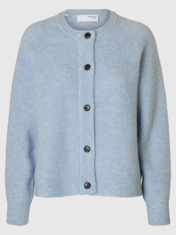 SELECTED LÅNGÄRMAD KOFTA Blue Sale