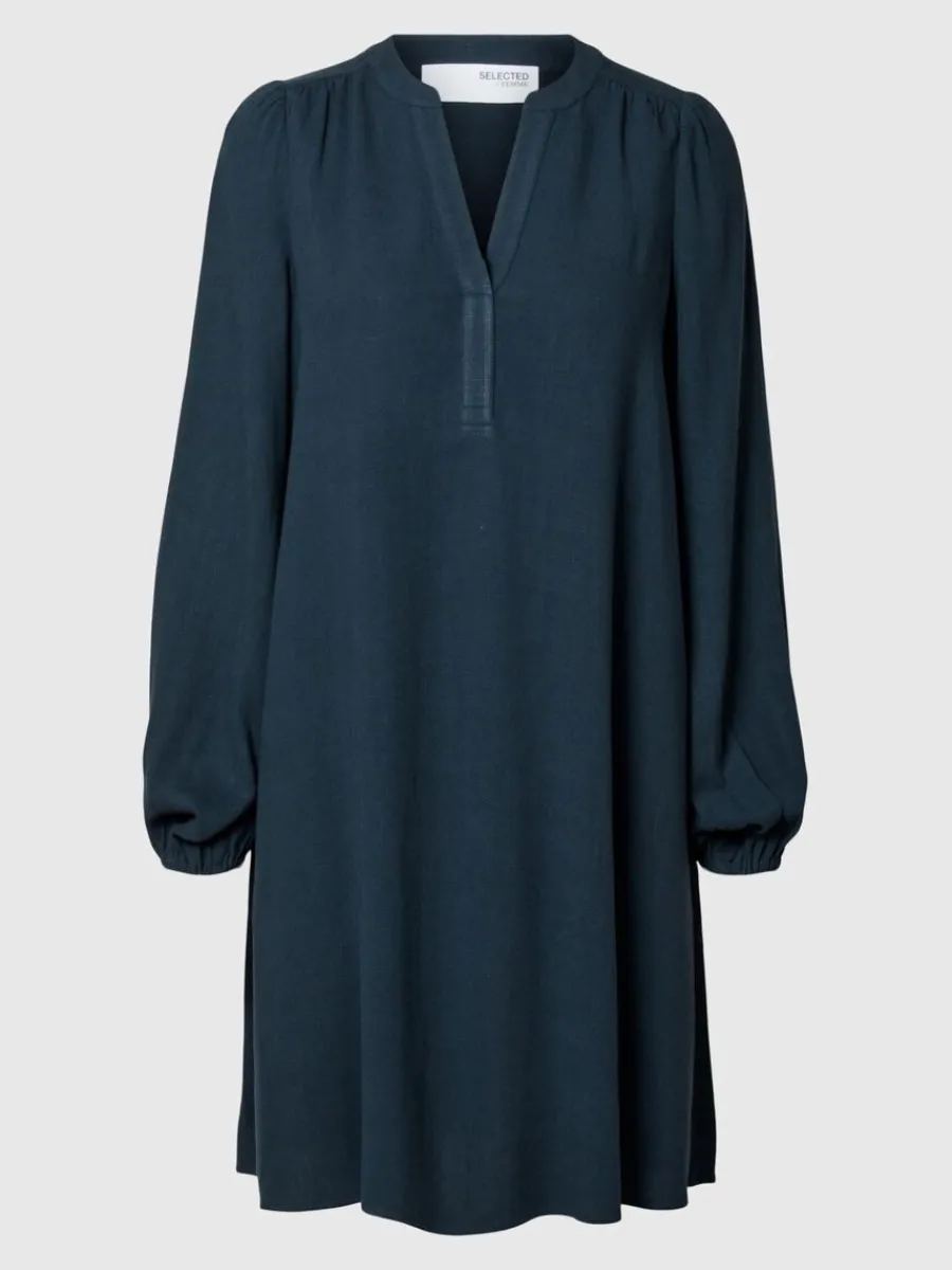 lngrmad_kort_klnning_5-2.webp SELECTED LÅNGÄRMAD KORT KLÄNNING Blue Cheap