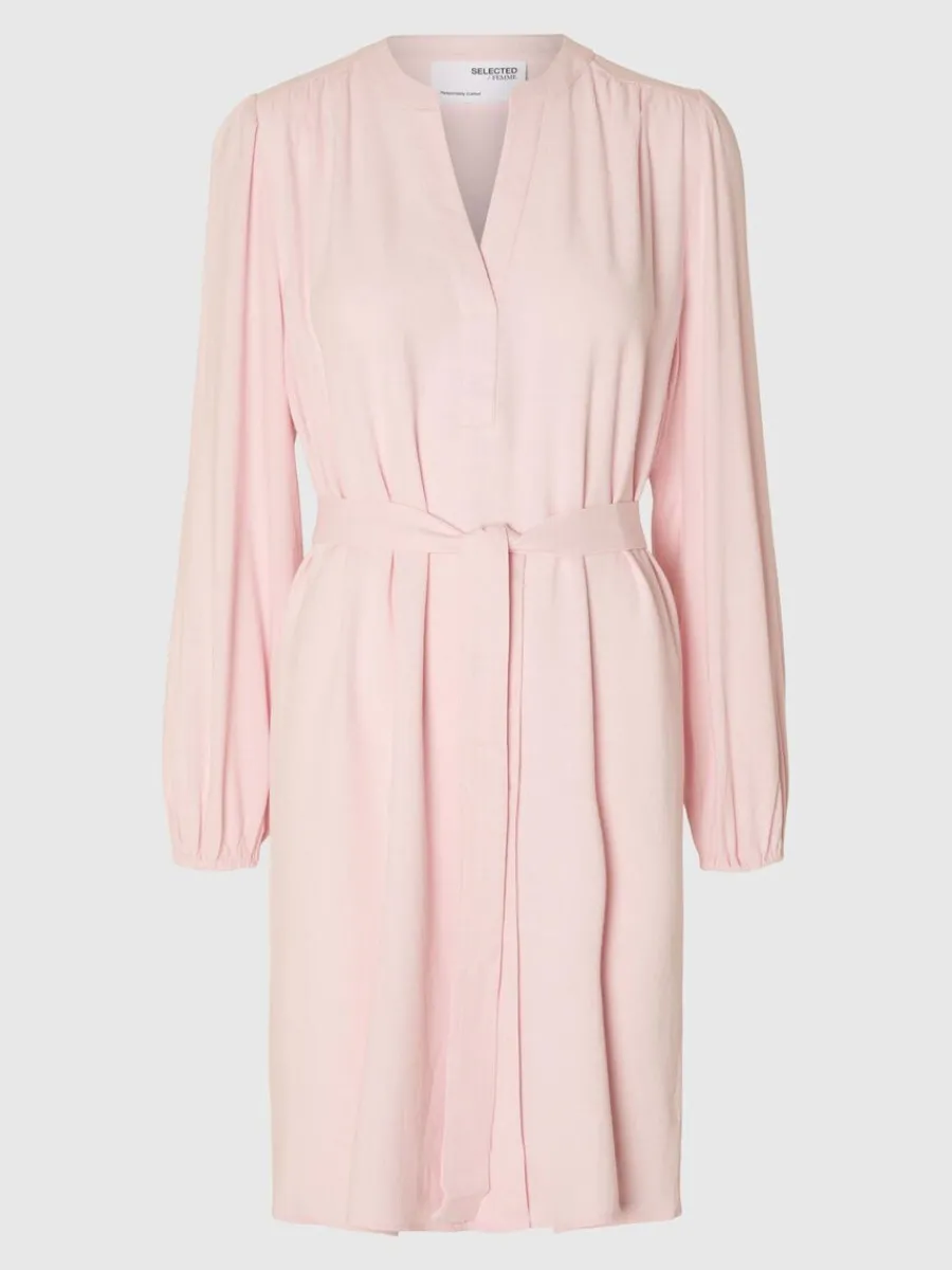 lngrmad_kort_klnning_5-4.webp SELECTED LÅNGÄRMAD KORT KLÄNNING Pink Best Sale