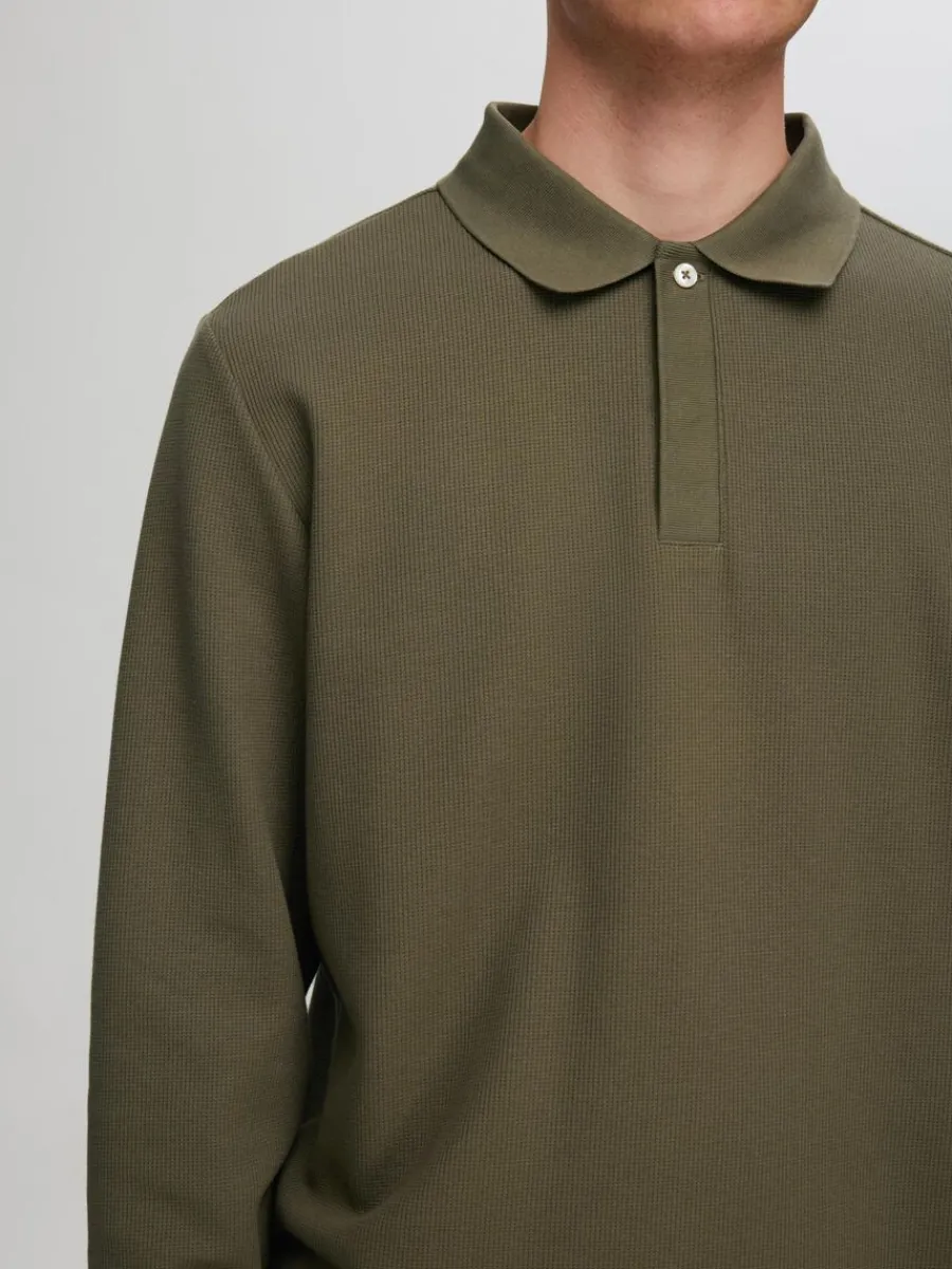 lngrmad_piktrja_4.webp SELECTED LÅNGÄRMAD PIKÉTRÖJA Green Best Sale